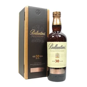 Rượu+ballantine+30+năm+hộp+gỗ